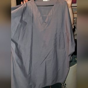 Unisex scrub top